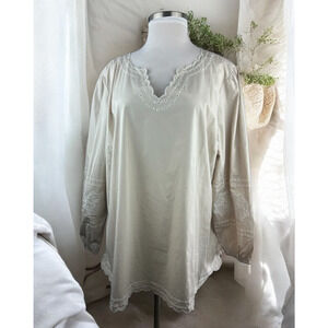 Bellisima Kim Gravel Daisy Days Of Summer Boutique Top Eyelet Plus Size 4X